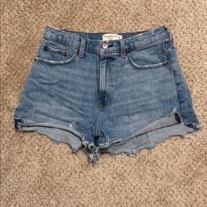 Abercrombie & Fitch Curve Love The Mom Short High Rise Sz 8/29